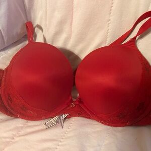 Victoria's Secret 38C Bra Red Push Up